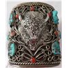 Image 7 : Pair of Navajo Bracelets w/Buffalo Effigies
