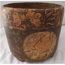 Precolumbian Mayan Cylinder Pot