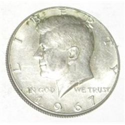 1967 SILVER KENNEDY HALF DOLLAR *NICE EARLY SILVER HIGH GRADE*!! SILVER HALF DOLLAR CAME OUT OF SAFE