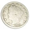 Image 1 : 1911 LIBERTY "V" NICKEL BOOK VALUE IS $10.00+ *NICE EARLY FINE GRADE NICKEL*!! COIN CAME OUT OF SAFE
