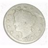 Image 1 : 1891 *RARE KEY DATE* LIBERTY "V" NICKEL BOOK VALUE IS $10.00+ *NICE EARLY GOOD GRADE NICKEL*!!