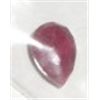 Image 1 : 3.65 CARAT RUBY *LARGE* TEAR DROP SHAPE DIAMOND CUT & FACETED GEMSTONE!! RUBY CAME OUT OF SAFE!!