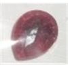 Image 1 : 4.35 CARAT RUBY *LARGE* TEAR DROP SHAPE DIAMOND CUT & FACETED GEMSTONE!! RUBY CAME OUT OF SAFE!!