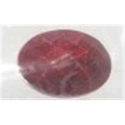 7.00 CARAT RUBY *HUGE* OVAL SHAPE DIAMOND CUT & FACETED GEMSTONE!! RUBY CAME OUT OF SAFE!!