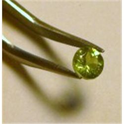 .75 CARAT PERIDOT BEAUTIFUL ROUND CUT & FACETED GEMSTONE *A-GRADE-MINED IN ARIZONA*!!