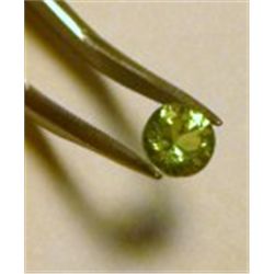 .85 CARAT PERIDOT BEAUTIFUL ROUND CUT & FACETED GEMSTONE *A-GRADE-MINED IN ARIZONA*!!