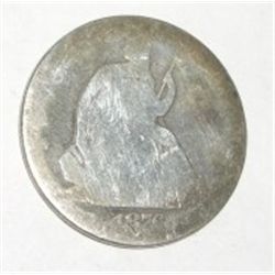 1876-S *CLEAR DATE* VARIETY 4 LIBERTY SEATED SILVER HALF DOLLAR RED BOOK VALUE $40.00+ *NICE EARLY G