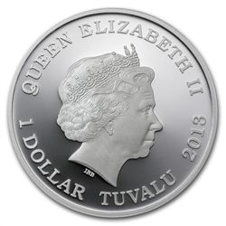 2013 1 oz Proof Silver Dragons of Legend - European Gre