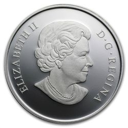 2013 1 oz Silver Canadian $25 Coin - The Caribou