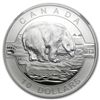 Image 1 : 2013 1/2 oz Silver Canadian $10 Polar Bear - Matte PF 7