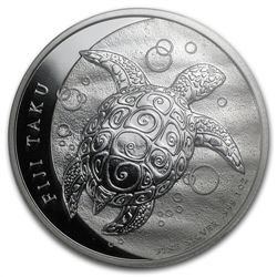 2013 1 oz Silver $2 Fiji Taku Fine MS-70 PCGS First Str