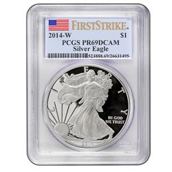 2014-W (Proof) Silver American Eagle PR69 DCAM PCGS Fir
