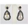 Image 1 : Victorian Vintage Mother of Pearl Earring