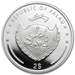 Palau 2014 $2 Proof 1/2 oz Year of the Horse - Baby Col