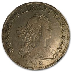 1798 Draped Bust - Heraldic Eagle - Very Fine-30 NGC -