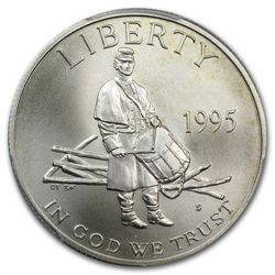 1995-S Civil War Half Dollar Clad Commem MS-70 PCGS