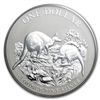 Image 1 : 2014 1 oz Australian Silver Kangaroo (In capsule)