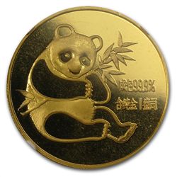 1982 1 oz Gold Chinese Panda MS-66 NGC