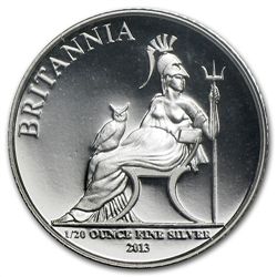 2013 1/20 oz Silver Britannia PF-69 UCAM NGC
