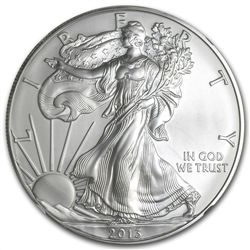 2013 (S) Silver American Eagle - MS-70 NGC - San Fran L