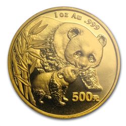 2004 1 oz Gold Chinese Panda MS-67 PCGS