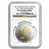 Image 1 : 2013 Silver Can. 25th Anniv. of the Maple -Gilded PF-69