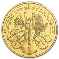 2013 1/10 oz Gold Austrian Philharmonic PCGS MS-69