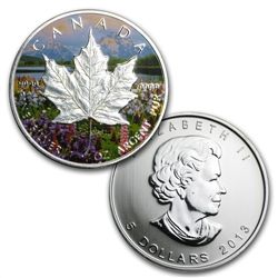 2013 Silver Canadian Maple Leaf 4-Coin Set- Four Season