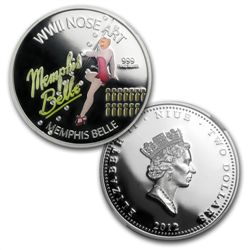 2012 WWII Nose Art - 3 x 1 oz Silver Set NGC PF-69 UCAM