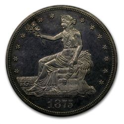 1875 Trade Dollar PR-62 PCGS - Proof