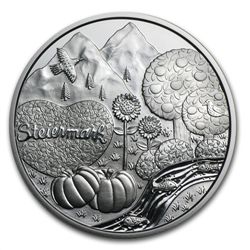 2012 Steiermark-Styria 10 Euro Silver Proof Coin ASW 0.