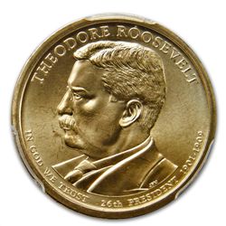 2013P Theodore Roosevelt Position A Presidential Dollar