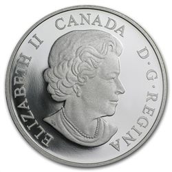 2014 1 oz Silver Canadian $20 The Great Lakes - Lake Su