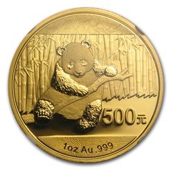 2014 1 oz Gold Chinese Panda MS-70 NGC (Early Releases)