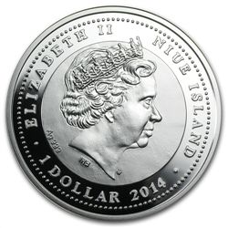 Niue 2014 Silver Proof Man's Best Friends -Dogs - Germa