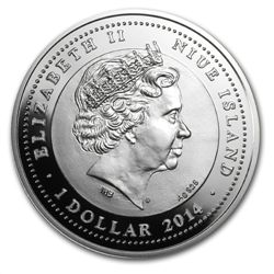 Niue 2014 1/2 oz Silver Chinese Calendar - Year of the