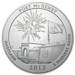 2013-P 5 oz Silver ATB - Fort McHenry SP-70 (FS) PCGS-M