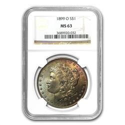 1878-1904 Morgan Dollars - MS-63 NGC - Beautifully Tone