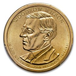 2013-P Woodrow Wilson Position B Presidential Dollar MS
