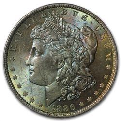 1878-1904 Morgan Dollars - MS-64 PCGS - Beautifully Ton