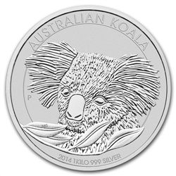 2014 1 Kilo Silver Australian Koala