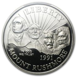 1991-S Mount Rushmore Half Dollar Clad Commem PR-70 DCA