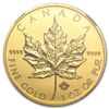 Image 1 : 2014 1 oz Gold Canadian Maple Leaf MS-68 NGC Early Rele