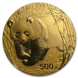 2001 1 oz Gold Chinese Panda MS-68 NGC
