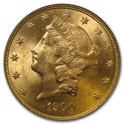 $20 Gold Liberty Double Eagle - MS-63 PCGS/NGC CAC