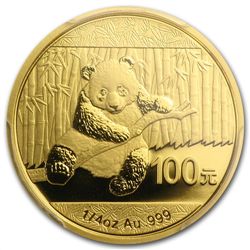 2014 (1/4 oz) Gold Chinese Panda - MS-70 PCGS