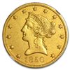 Image 1 : 1850 $10 Liberty Gold Eagle Large Date - AU Details NGC