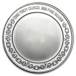 1 oz Believe Silver Round (w/ Red Pouch &amp; Cap)