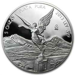 2013 5 oz Silver Libertad - Proof