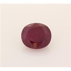 Loose Gemstone Faceted Ruby Corrundum